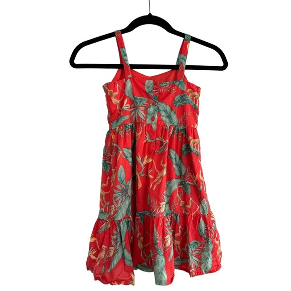 Janie and Jack Orange Jungle Print Dress Size 7 Cotton - Picture 2 of 4